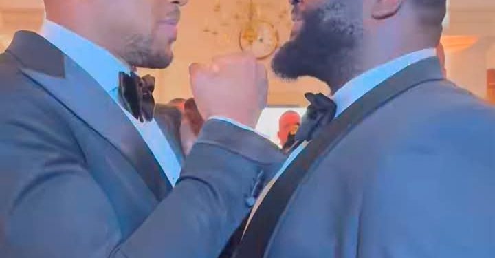 Boxe:Martin Bakole et Anthony Joshua se sont croisés les regards à Londres le samedi 11 janvier 2025,un combat entre les 2 pugilistes devient de plus en plus inévitable!!