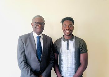 Bukavu basket:Rencontre fructueuse entre le MVP Noé cuma toto et le prix Nobel de la paix 2018 Dr Denis Mukwege