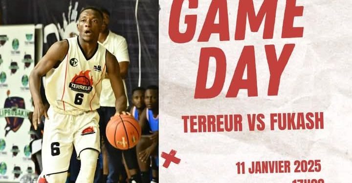 Basket-ball:Terreur vs Fukash,le choc de la 6è journée à la Liprobakin ce samedi 11 janvier