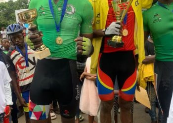 Page d’histoire Cyclisme:Il y a un mois à Kisangani, province de la Tshopo,Kitata Kenaya (M) et Linda Kanku (F) avaient remporté la course d’hommage à feu Jérôme Ngoy Amwanga Madilu
