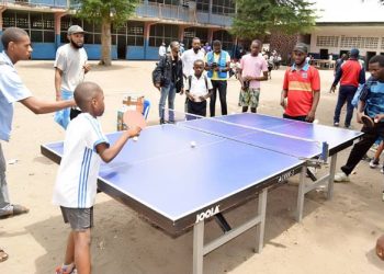 Tennis de Table:Dans le cadre d’un de ses objectifs Ping pong pour tous,la FTTC a organisé un camp d’entrainement à l’école Ango Ango de Bandal.