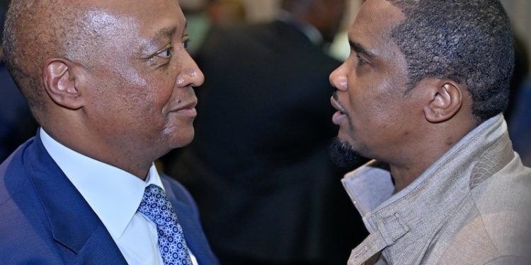 FOOT:SAMUEL ETO’O BAT LA CAF PAR 2 BUTS À 0
