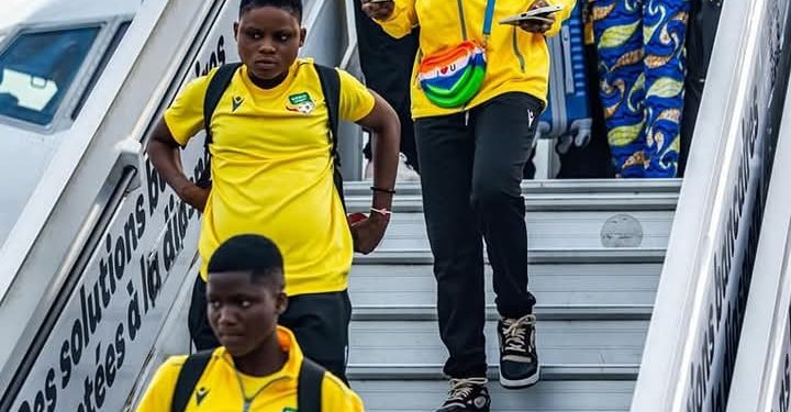 Éliminatoire coupe du monde féminine U17 Maroc 2025:Les amazones béninoises ont foulé le sol de Kinshasa.