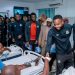 Les Militaires FARDC et combattants patriotes wazalendos hospitalisés à Kinshasa suite aux blessures contractées à la guerre qui sévit dans la partie Est du pays,ont été réconfortés par les léopards de la RDC.
