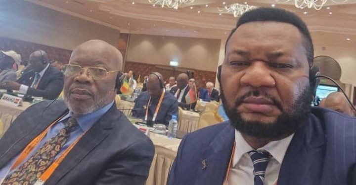 Congrès des Comités nationaux olympiques africains:Amos Mbayo Kitenge et Badiashile au 22èm Congrès de l&rsquo;ACNOA à Alger.