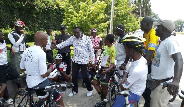 Cyclisme:Ce qu’a été l’échange de la Liprocykin avec les coureurs après report de la 1ère étape du Challenge VTT Doré