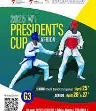 Taekwondo WT:La RDC présente à la Coupe du Président de la Fédération Mondiale de Taekwondo Zone Afrique /Addis-Abeba 2025.