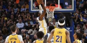 NBA:Jonathan kuminga et les warriors de golden states s&rsquo;offrent le grand choc contre le Lakers de LeBron James.