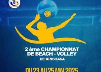 Beach Volley:La 2è édition du championnat de Kinshasa sera organisée du 23 au 25 mai 2025 par l’EBVKIN