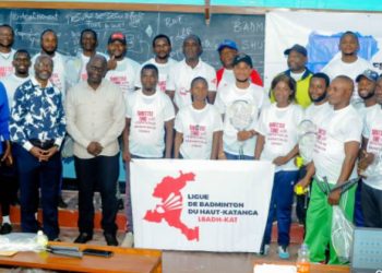 Badminton:Du 13 au 18 avril 25 avril à Lubumbashi,Noël Kenga Wambi a formé des arbitres et les enseignants de l’EPS.