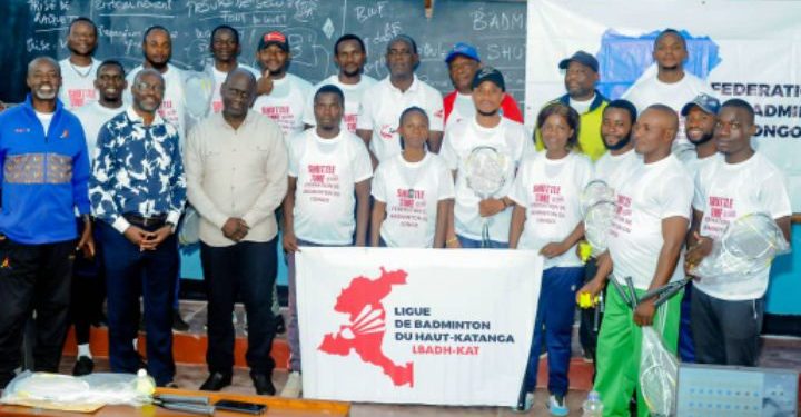 Badminton:Du 13 au 18 avril 25 avril à Lubumbashi,Noël Kenga Wambi a formé des arbitres et les enseignants de l’EPS.