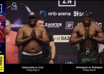 Boxe:La pesée a eu lieu, Martin Bakole plus lourd qu&rsquo;Efe ajagba.