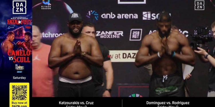 Boxe:La pesée a eu lieu, Martin Bakole plus lourd qu&rsquo;Efe ajagba.