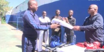 Taekwon-Do ITF:Après la remise des équipements à sa Ligue par le président de la FETAECO/ITF,Major David Mwembo, président de la Ligue du Haut-Katanga pense que ça va relancer les entrainements des athlètes.