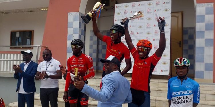 Cyclisme:Bon comportement des kinois en Angola.