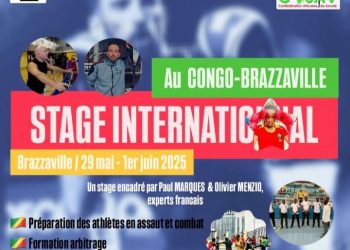 Savate Boxe Française:La délégation de la RDC avec Me Aristote au stage international au Congo/Brazza.