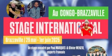 Savate Boxe Française:La délégation de la RDC avec Me Aristote au stage international au Congo/Brazza.