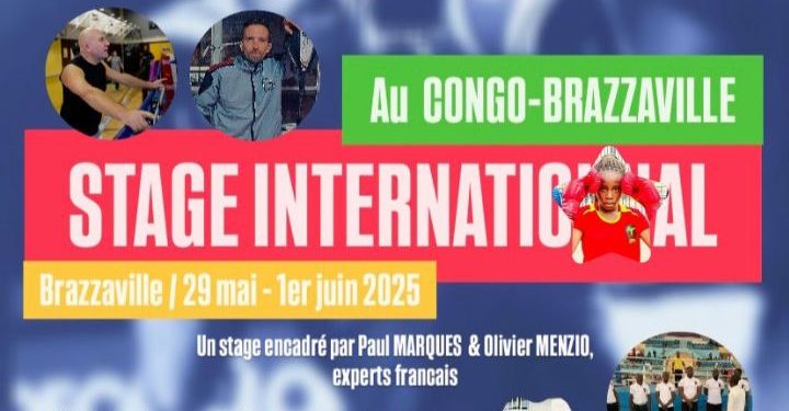 Savate Boxe Française:La délégation de la RDC avec Me Aristote au stage international au Congo/Brazza.