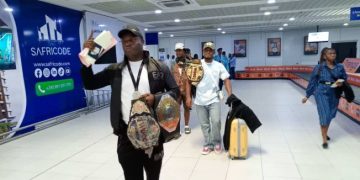 Arts Martiaux:Après avoir brillés au WOCC à Istanbul (Turquie),les congolais de retour avec des ceintures mondiales ce mardi par l’aéroport de Ndjili.