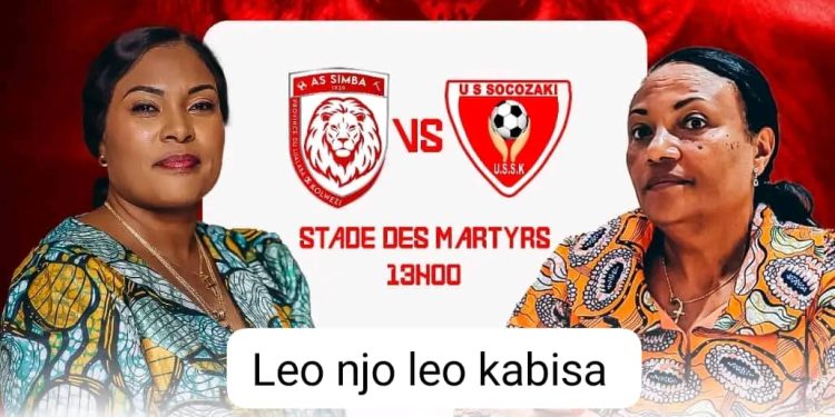 Coupe du Congo :AS Simba vs US Socozaki, un duel porté par deux femmes de tête