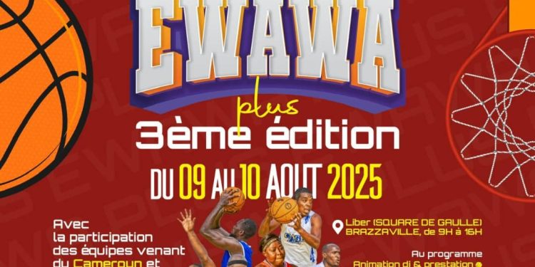 Basketball:Kinshasa et Douala débarquent à Brazzaville pour une édition historique du tournoi vétéran Ewawa Plus 2025.
