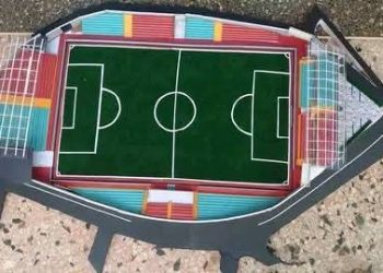 Butembo:La maquette du futur stade de l’Esco MGL dévoilée.