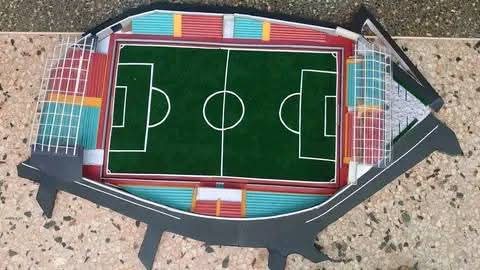 Butembo:La maquette du futur stade de l’Esco MGL dévoilée.