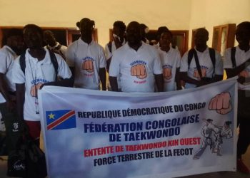 Taekwondo WT:En prévision du Tournoi de l’Unité à Brazzaville,la délégation de l’entente Kin-Ouest déjà à Brazzaville.