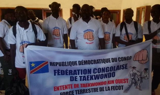 Taekwondo WT:En prévision du Tournoi de l’Unité à Brazzaville,la délégation de l’entente Kin-Ouest déjà à Brazzaville.