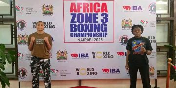 Boxe:Daniela muleketsi et Bénédicte mwamba deux talents de Goma en mission pour la RDC au Kenya.
