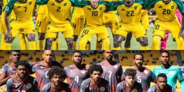 Élim Mondial 2026:Clin d&rsquo;œil sur le duel Jamaïque-Nouvelle Calédonie,ce choc inattendu pour défier la RDC en finale des barrages intercontinentaux.