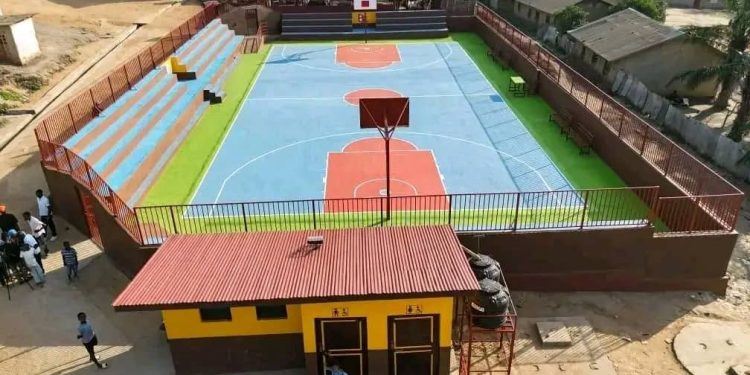 Bunia Basketball:Le Stadium de Jeune Kabengele inauguré après sa réhabilitation.