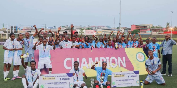 CHAMPIONNAT D&rsquo;AFRIQUE DE FOOTBALL SCOLAIRE UNIFFAC U15 GABON 2026:La RDC sacrée dans les deux versions.