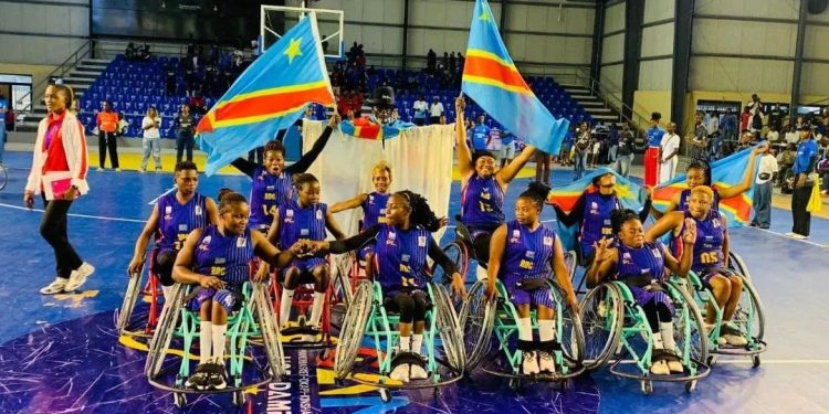 CAN U25 dames/ Basket fauteuil:La RDC sacrée championne d’Afrique et qualifiée pour le Mondial.
