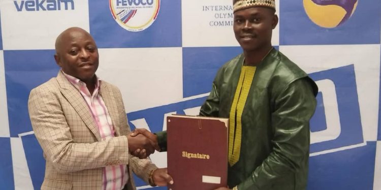 Volley-ball:En prévision de la Coupe d’Afrique des Nations messieurs,la Févoco signe un protocole d’accord de partenariat avec la Firme Vekam comme habilleur des Léopards de la RDC.
