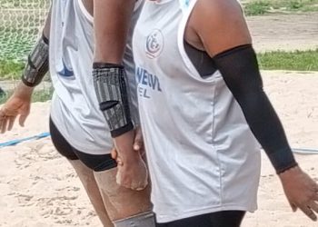 Beach Volley:Organisé par L’EBVKIN à l’Athénée de la Gombe ‘’IG2’’,le Tournoi de la femme perturbé par la pluie ce dimanche 29 mars.