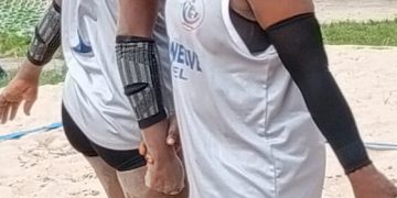 Beach Volley:Organisé par L’EBVKIN à l’Athénée de la Gombe ‘’IG2’’,le Tournoi de la femme perturbé par la pluie ce dimanche 29 mars.