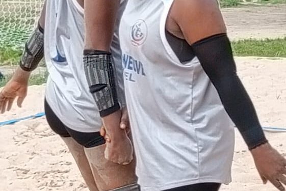 Beach Volley:Organisé par L’EBVKIN à l’Athénée de la Gombe ‘’IG2’’,le Tournoi de la femme perturbé par la pluie ce dimanche 29 mars.