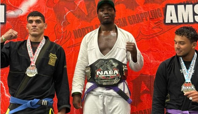 Jiu-Jitsu Brésilien:Ayrton Djambo, vice-champion du monde fait la fierté de son père Me Roberto Djambo.