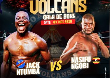 Boxe :Jacques Ntumba à l’affiche du combat vedette lors du gala nuit des volcans à Goma.