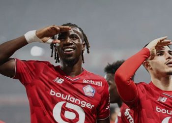 Ligue 1 France:LOSC LILLE avec MUKAÜ titulaire remporté le grand derby du Nord contre le RC LENS,et occupe provisoirement la troisième place au classement.