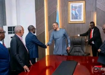 FECOFA:Le nouveau comité de Véron Mosengo reçu au ministère des Sports.
