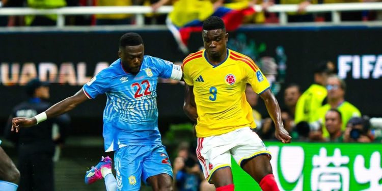 Coupe du Monde 2026/Groupe K:La RDC s’incline face à la Colombie,et jouera sa qualification au seizième de finale lors de la dernière journée face à l&rsquo;Ouzbékistan.
