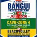Beach Volley:Bangui accueille du 21 au 29 juin 2026 les éliminatoires CAVB-Zone 4 D & M.