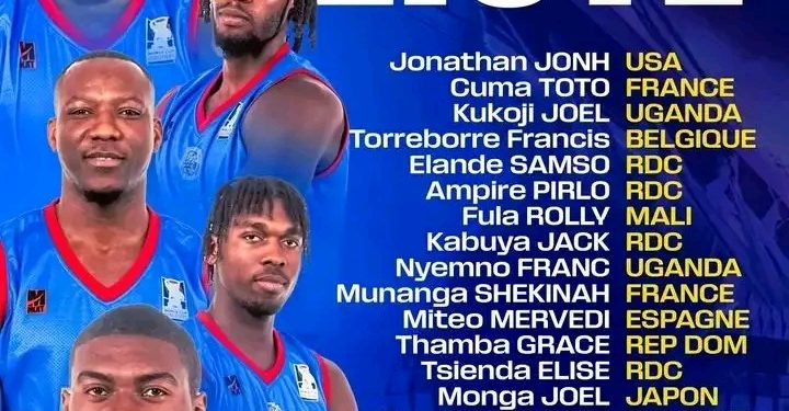 Basket-ball/3e fenêtre des Éliminatoires Coupe du monde FIBA Qatar 2027/Le Sélectionneur national Michel Perrin dévoile la liste des 16 Léopards présélectionnés.