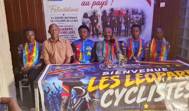 Gros Plan Cyclisme:Après leur retour triomphal à Kinshasa,les Léopards/Cyclisme font la restitution de leur participation à la 22è édition du Tour du Cameroun.