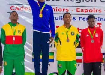 Karaté:Fils de l’arbitre continental de judo Me José Mbuyulu,Glory Ikunangiene Mbuyulu sacré champion chez les -58 kg à la 16è édition du championnat d’Afrique Zone 4.