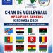 Volley-ball:La 25e édition du Championnat d’Afrique des Nations de Volley-ball seniors Messieurs Kinshasa 2026 va réunir 16 nations.