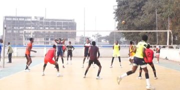 Volley-ball:En prévision du match amical mardi 21 juillet face aux Léopards acte 2,la sélection de Kinshasa s’active dans la préparation.