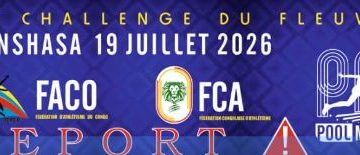 Athlétisme:Report du meeting circuit Pool Malebo de ce dimanche 19 juillet.